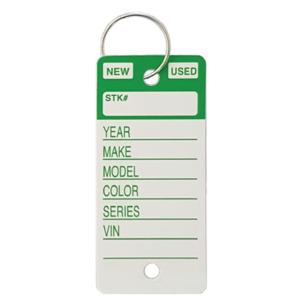 POLYKEY-GR - GREEN key tags - pack of 500 tags