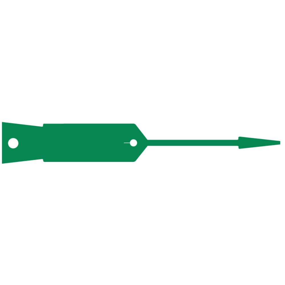 KRV98G - GREEN vinyl key tags - pack of 1000 tags