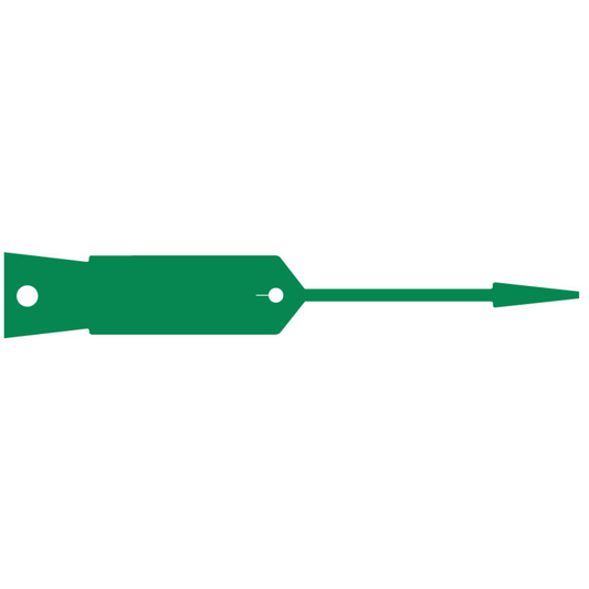 KRV98G - GREEN vinyl key tags - pack of 1000 tags