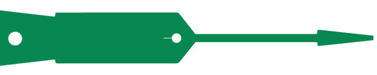 KRV98G - GREEN vinyl key tags - pack of 1000 tags