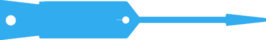 KRV98B - BLUE vinyl key tags - pack of 1000 tags