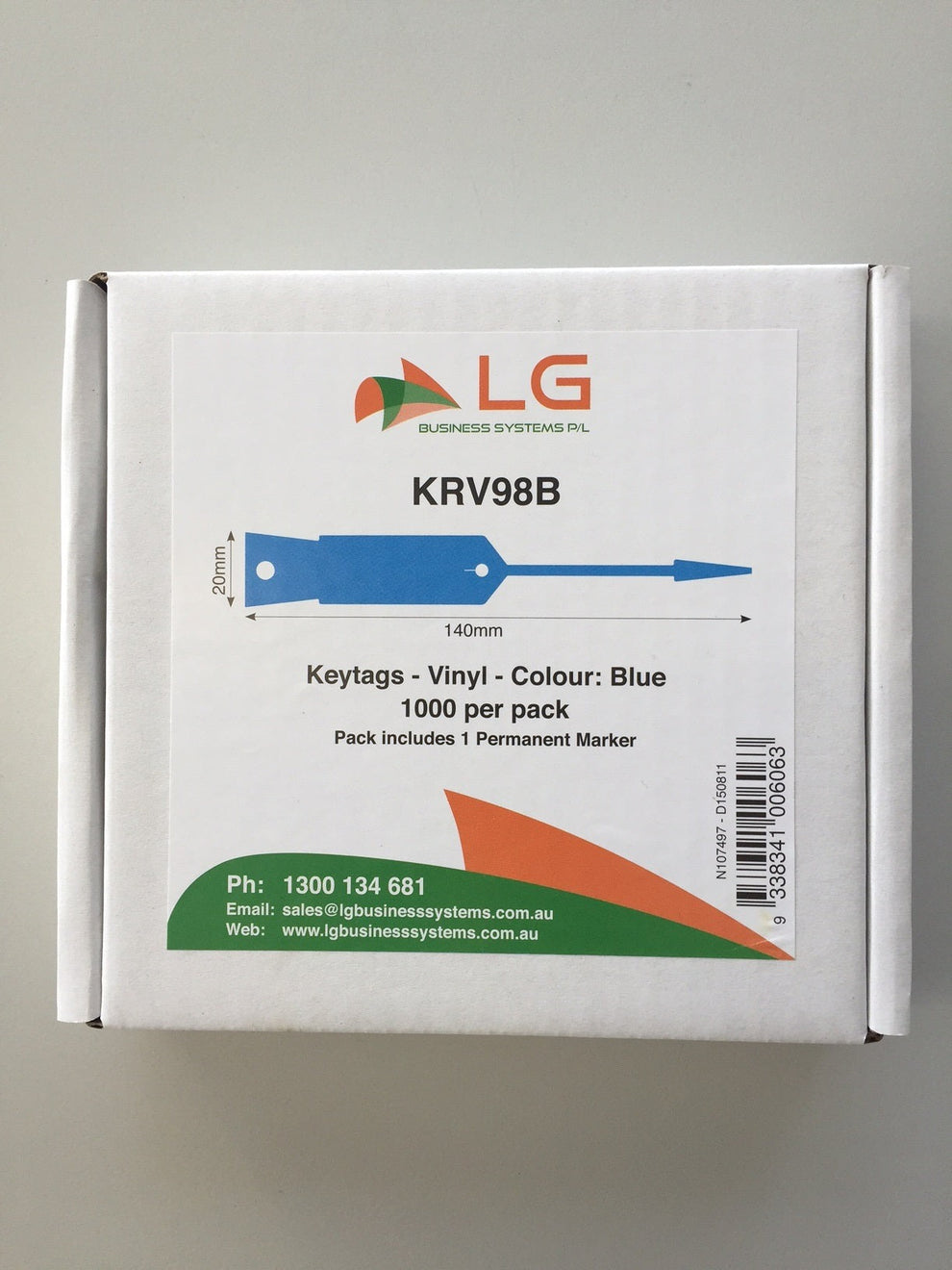 Disposable key tags - blue - easy to identify – Disposable Keytags